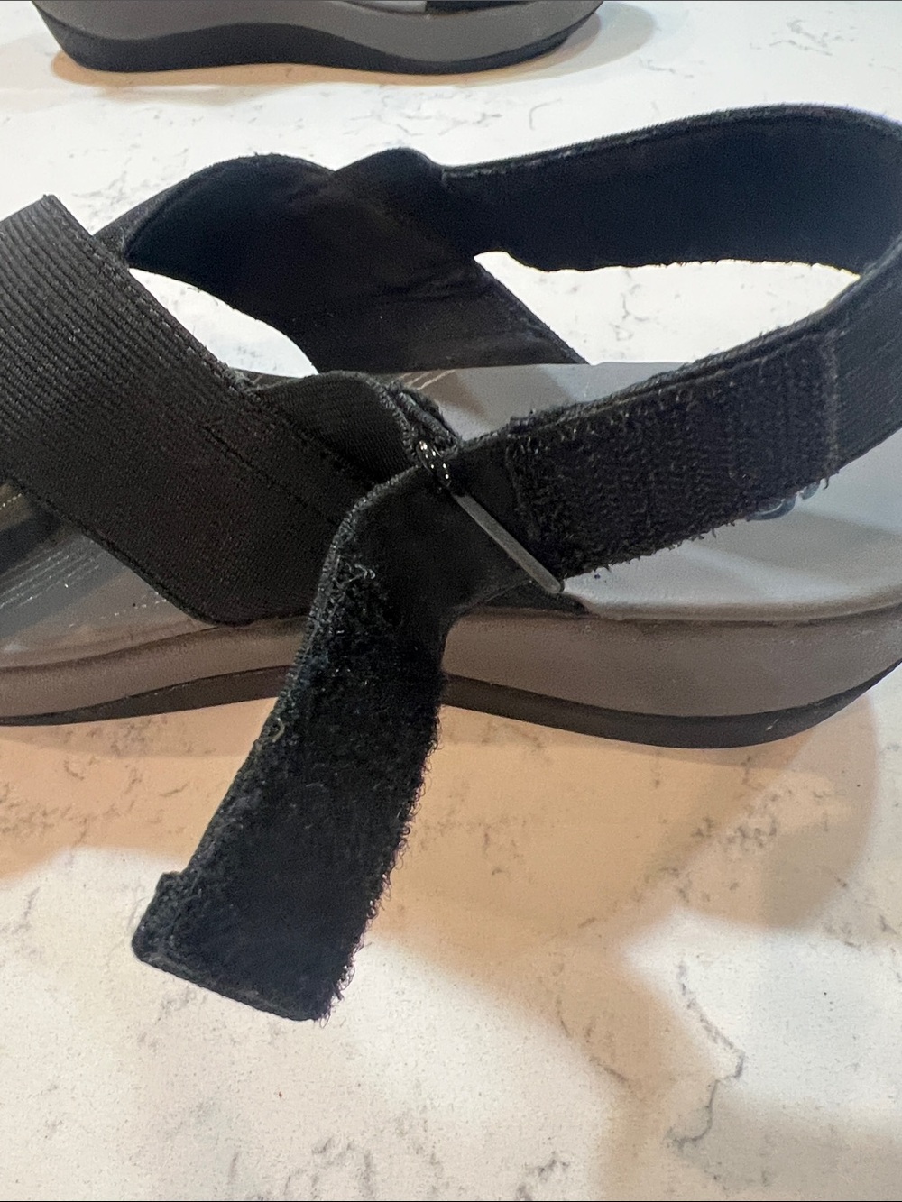 Clarks Cloudstepper Black Arla Kaydin Sandals Size 8 - Picture 12 of 16
